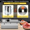 Sausage filler inox horizontal loop filler 3 liter stainless steel filling machine 
