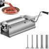 Sausage filler inox horizontal loop filler 5 liter stainless steel filling machine 