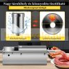 Sausage filler inox horizontal loop filler 5 liter stainless steel filling machine 
