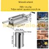 Sausage filler inox horizontal loop filler 5 liter stainless steel filling machine 
