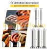 Sausage filler, loop filler, professional design, stainless steel, 7 liter capacity, inox filling machine 