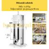 Sausage filler, loop filler, professional design, stainless steel, 7 liter capacity, inox filling machine 