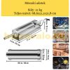 Sausage filler inox horizontal loop filler 7 liter stainless steel filling machine 