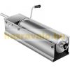 Sausage filler inox horizontal loop filler 7 liter stainless steel filling machine 