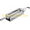 Sausage filler inox horizontal loop filler 7 liter stainless steel filling machine 