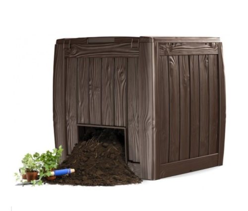 Keter komposztáló műanyag komposztáló aljzattal 340l Deco Composter Curver