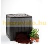 Keter composting plastic bin for home composting with base 340l green waste collector, humus preparation Deco Composter Curver