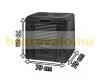 Keter composting plastic bin for home composting with base 470l green waste collector, humus preparation E-Composter Curver