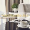 Elegant bar cart, 2-level bar cart in Sonoma oak color