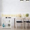 Rolling trolley bamboo kitchen trolley white with 3 shelves 