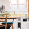 Rolling trolley bamboo kitchen trolley white with 3 shelves 