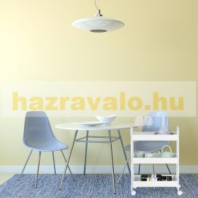   Zsúrkocsi gurulós 3 szintes konyhai kiskocsi fehér 70 x 49 x 28 cm