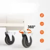 Könyvtári kocsi 790x385x1250mm fehér gurulós könyvállvány 150 kg teherbírású