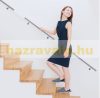 Stair railing stainless steel 100 cm railing diameter 42 mm 