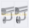 Stair railing stainless steel 100 cm railing diameter 42 mm 