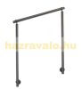 Stainless steel stair railing with side fixing 100 cm, with 2 posts without cross bar 10 mm spacer