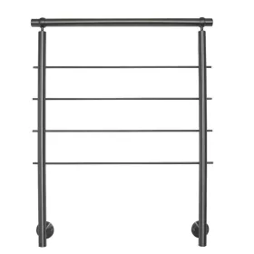   Állítható erkélykorlát 140cm rozsdamentes lépcsőkorlát 4 keresztrúddal oldalsó rögzítéssel 2 oszloppal 10 mm távtartóval