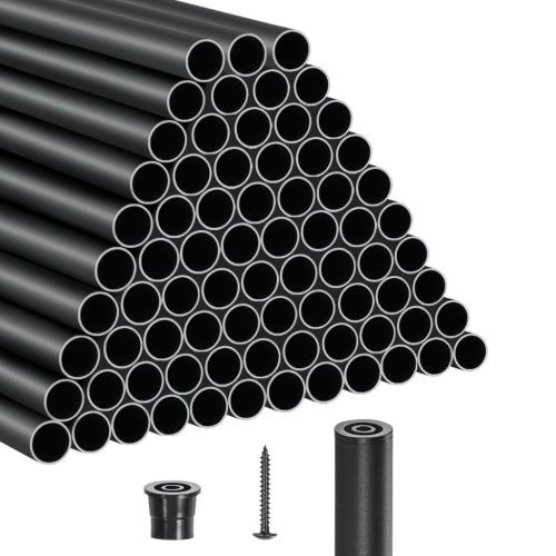 Korlát rúd 101 darabos készlet lépcsőkorlát Ø19x813 mm kerek alumínium rúd