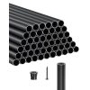 Korlát rúd 51 darabos készlet lépcsőkorlát Ø19x813 mm kerek alumínium rúd