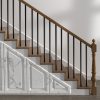 Korlát rúd 51 darabos készlet lépcsőkorlát Ø19x914 mm kerek alumínium rúd