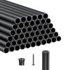 Korlát rúd 51 darabos készlet lépcsőkorlát Ø19x914 mm kerek alumínium rúd