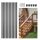 Korlát rúd 101 darabos készlet lépcsőkorlát Ø19x660 mm kerek alumínium rúd