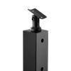 Kábeles korlátoszlop 4 db 914x25,4x50,8 mm fekete lépcsőkorlát oszlop