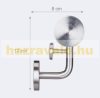 Stair railing stainless steel and aluminum 150 cm railing diameter 42 mm in anthracite color