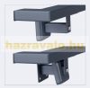 Stair railing galvanized steel 100 cm railing in anthracite color