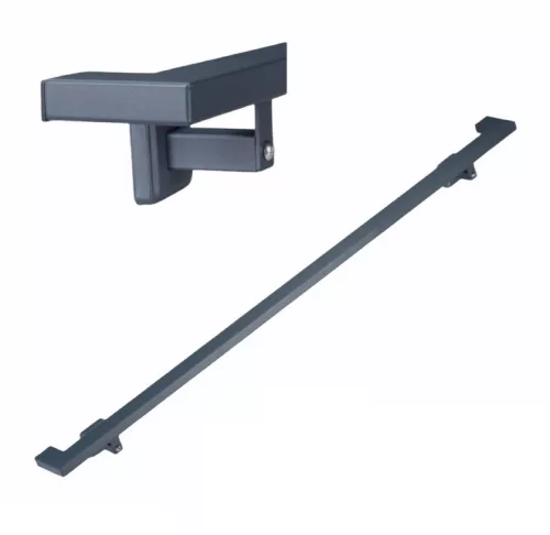 Lépcsőkorlát horganyzott acél 150 cm korlát antracit színben beltéri kapaszkodó