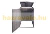 Garden bin storage wooden trash bin storage for storing 1 80-240 liter bin, gray