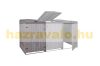 Garden bin storage wooden trash bin storage for storing 1 80-240 liter bin, gray