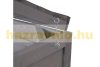 Garden bin storage wooden trash bin storage for storing 1 80-240 liter bin, gray