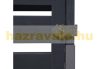 Garden bin storage wooden trash bin storage for storing 3 80-240 liter bins, anthracite