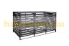Garden bin storage wooden trash bin storage for storing 3 80-240 liter bins, anthracite