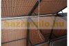 Garden bin storage polyrattan trash bin storage 3x120 liters brown