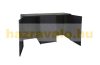 Garden bin storage polyrattan trash can storage 3x120 liters black