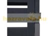 Garden bin storage wooden trash bin storage for storing 4 80-240 liter bins, anthracite