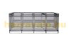 Garden bin storage wooden trash bin storage 4 bins for storing 80-240 liter bins gray