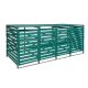 Garden bin storage wooden trash bin storage for storing 4 80-240 liter bins, green