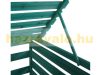 Garden bin storage wooden trash bin storage for storing 4 80-240 liter bins, green