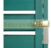 Garden bin storage wooden trash bin storage for storing 4 80-240 liter bins, green