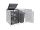 Garden trash can, wooden trash can, suitable for 1 additional trash can, for storing 80-240 liter trash cans, anthracite
