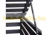 Garden trash can, wooden trash can, suitable for 1 additional trash can, for storing 80-240 liter trash cans, anthracite