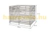 Garden bin storage wooden trash bin storage for storing 2 80-240 liter bins, anthracite