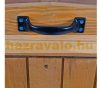 Garden trash bin wooden trash bin storage 3 bins 126x237x98 cm brown pine wood garbage holder
