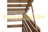 Garden bin storage wooden trash bin storage for storing 2 80-240 liter bins, brown