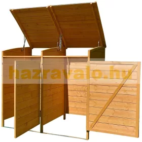   Szemeteskuka tároló lucfából 120 literes szemeteskukák számára 