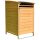 Wooden dustbin storage for 240 liter dustbins 73 x 85 x 127 cm 