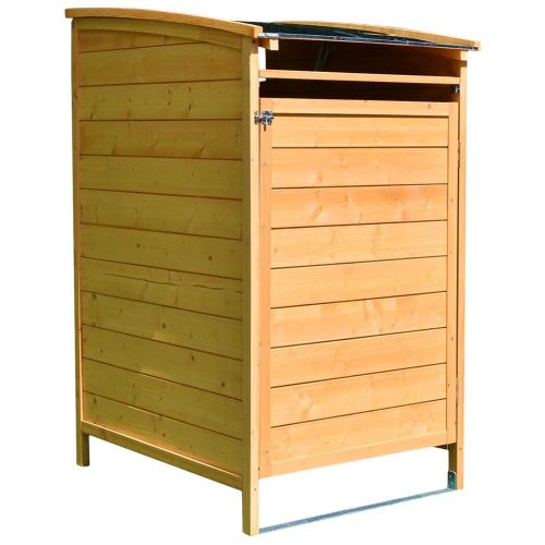 Wooden dustbin storage for 240 liter dustbins 73 x 85 x 127 cm 